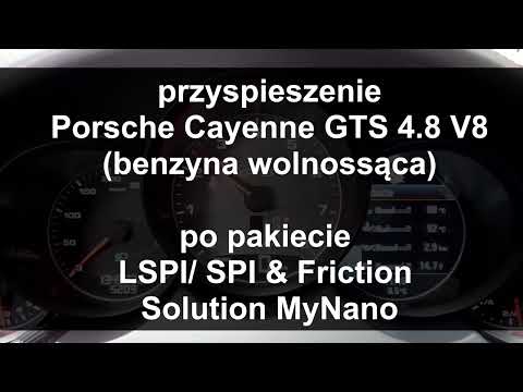 Porsche Cayenne GTS 4.8 V8 (benzyna wolnossąca) przyspieszenie po pakiecie LSPI - 44tuning - MyNano