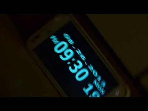 Digital Table Clock Video