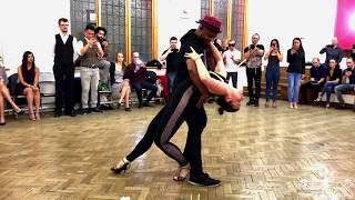 Bachata Sensual Dance Demo by Simon Ofoborh &amp; Joanna Wosk, Prince Royce - Paris On a Sunny Day