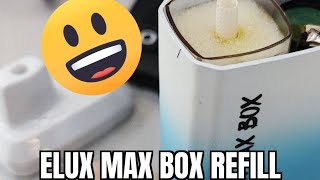How to refill an Elux Max Box 4500 disposable vape