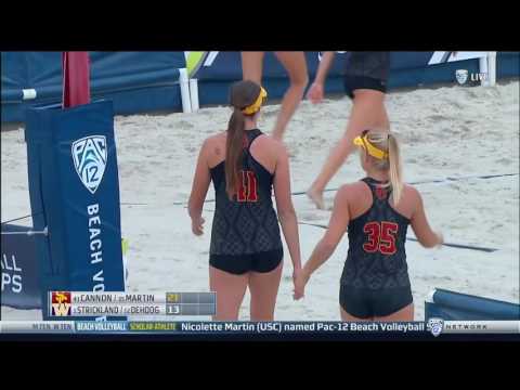 Beach Volleyball: Pac-12 Championship - USC 5, Washington 0 - Highlights 4/28/17
