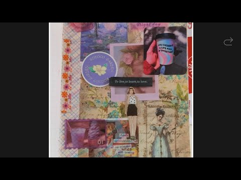 My 1st scrap book journaling ✨ || Artsy Scope 🌈