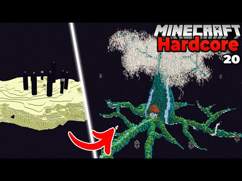 I Transformed the End in Hardcore Minecraft 1.19 Survival Lets Play