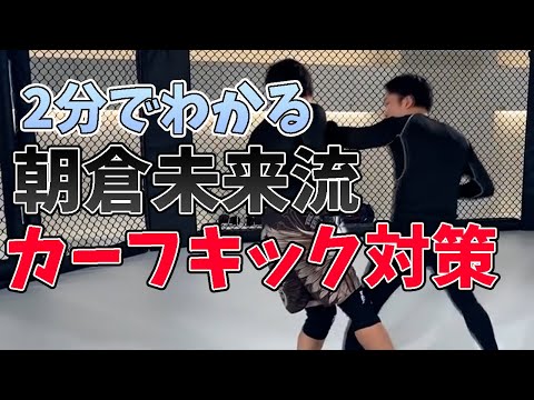 【朝倉未来】未来流カーフキック対策【格闘技】