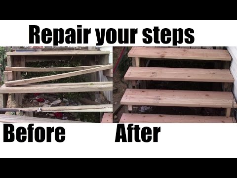 How to repair your porch steps DIY Home Depot materials