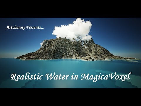 Realistic Looking Water in Magicavoxel (Tutorial)