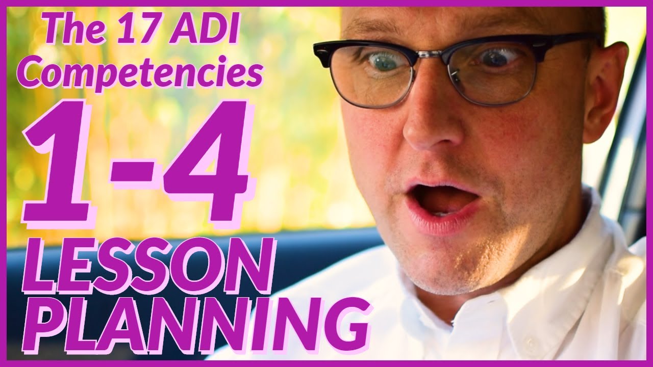 ADI Competencies : LESSON PLANNING (Part 1 of 3) + How to pass the test