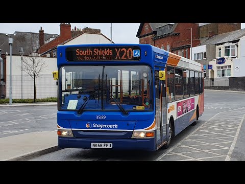 Journey on Route X20 | NK56FFJ/35189 - Stagecoach North East: Dennis Dart SLF/ADL Pointer 2