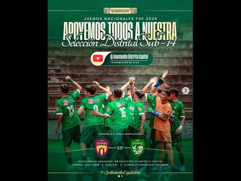J5 Carabobo vs Distrito Capital Fase Clasificatoria