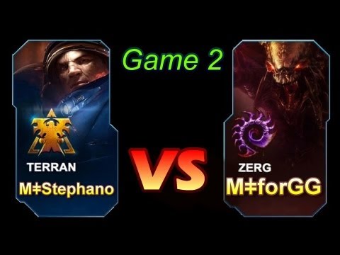 StarCraft 2 - MǂStephano[Z] vs  MǂForGG[T] :G2 (Commentary)
