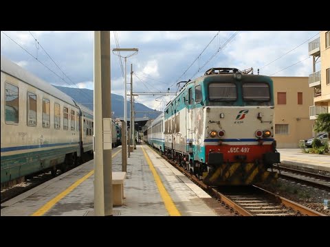 E656 497 sull'IC 730, Regionali in ARRIVO e PARTENZA !!