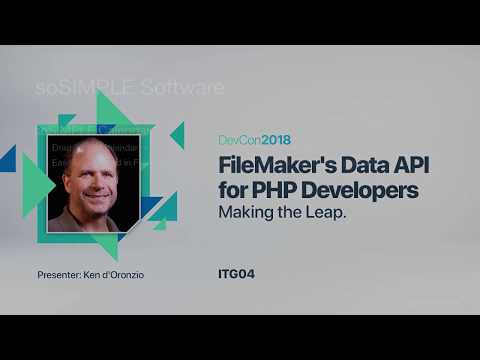 FileMaker's Data API for PHP Developers - Making the Leap [ITG 04]