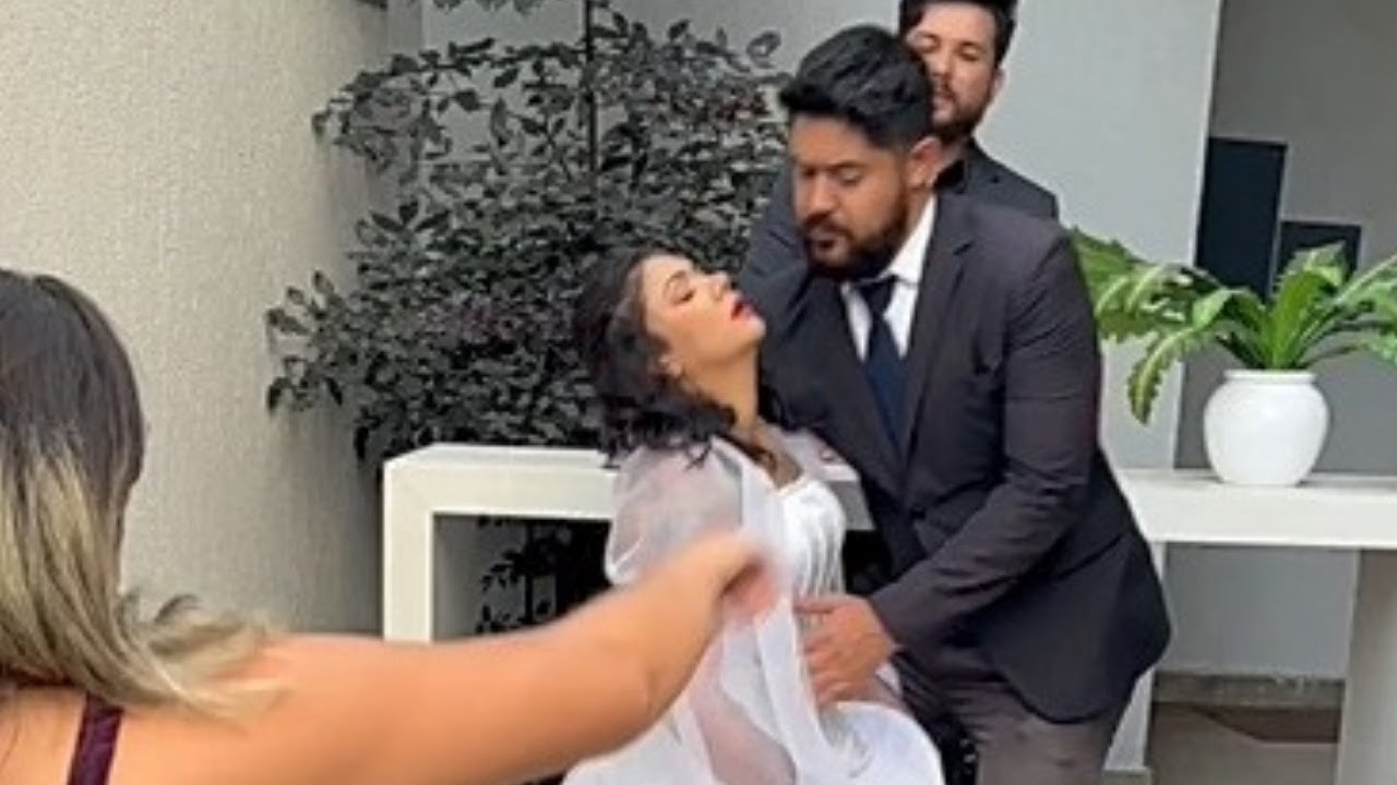 Ela 3NGR4VlD0U de outra pessoa no dia do casamento e foi assim que todos reagiram....
