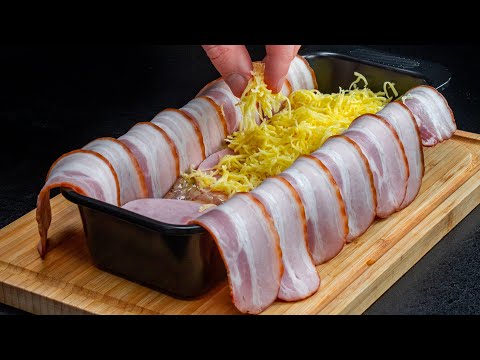 A falánkok előétele - sok hús és sajt. Különleges napi tekercs!