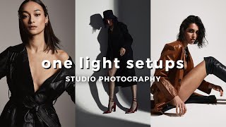 How To Use One Light Four Different Ways  Studio P