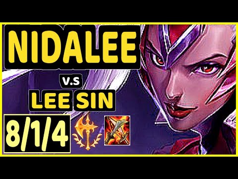 TYNX (NIDALEE) vs LEE SIN - 8/1/4 KDA JUNGLE CHALLENGER GAMEPLAY - EUW
