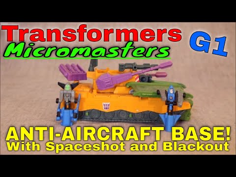 Transformers G1 Micromaster Decepticon Anti-Aircraft Base - GotBot True Review NUMBER 621