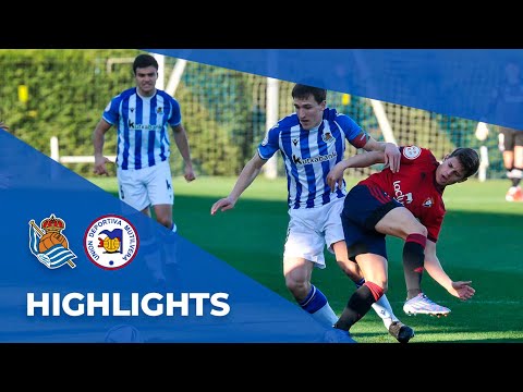 HIGHLIGHTS | UD Mutilvera 1 - 1 Real Sociedad C | Zubieta | 2ª RFEF