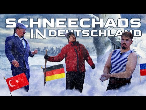 Foreigners and Germans in the snow chaos