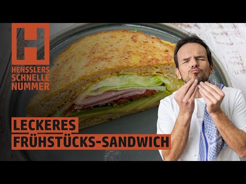Quick and delicious breakfast sandwich recipe by Steffen Henssler