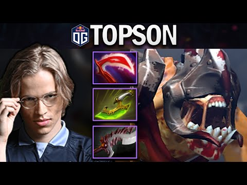 OG.TOPSON SMURF LIFESTEALER WITH SWIFT BLINK - DOTA 2 7.28 GAMEPLAY