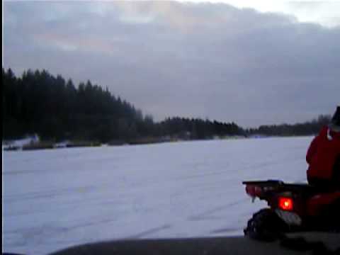 ATV on ice from Birzai
