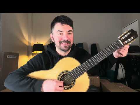 Sweet sounding Granada guitar by the famous Spanish luthier Juan Garcia Fernandez