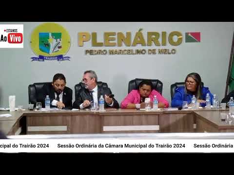 Transmissão da a sexta sessão ordinária da Câmara Municipal do Trairão. 05/04/2023