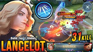 Download lagu 31 Kills SAVAGE!! Lancelot MVP 17.6 Points 100% UNSTOPPABLE!! - Build Top 1 Global Lancelot ~ MLBB mp3 Download lagu 31 Kills SAVAGE!! Lancelot MVP 17.6 Points 100% UNSTOPPABLE!! - Build Top 1 Global Lancelot ~ MLBB mp3