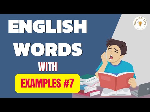 English Words With Examples | English Vocabulary Words with Meaning | Lesson 7 ✔
