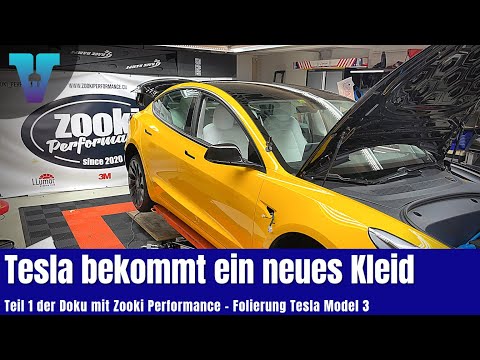 Folierung des Tesla Model 3 Performance - Doku  - Teil 1 von 2 [Deutsch 4K] | Vision E Drive #108