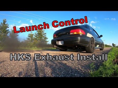 HKS Equal Length Header With Cat Back Review & Install GC8 RSTI