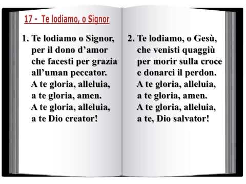 17 Te lodiamo, o Signor - Innario Chiesa Avventista 2014