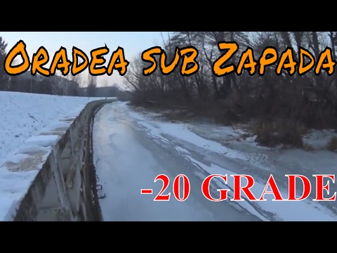 Gerul străpunge Oradea la -22 GRADE | Video Special de iarna