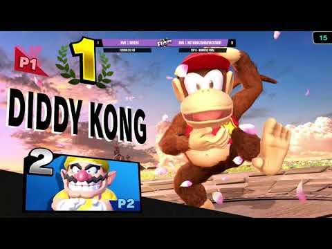 Fusion.exe 63 - NVR Rivers (Diddy Kong) vs RVN 9SuperPie (Wario, Wii Fit) - Top 8 - Winners Final
