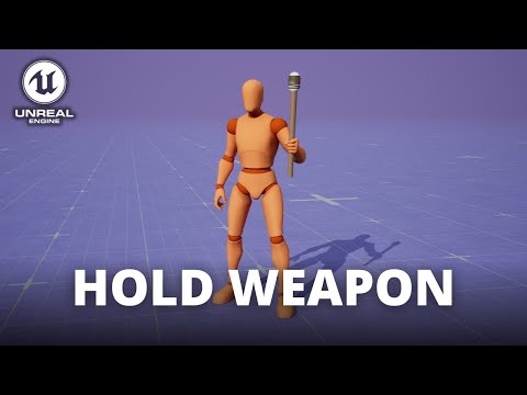 How to Hold a Weapon in the New Motion Matching Sample in Unreal Engine 5 (In 5 Mins!)