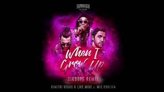 Dimitri Vegas & Like Mike ft. Wiz Khalifa - When I Grow Up (Sikdope Remix)