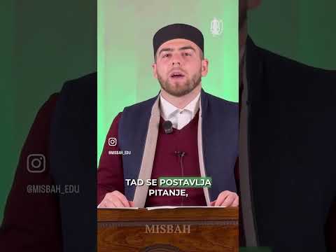 Ako želiš da znaš na kojem si stepenu pogledaj čime te Allah uposlio!