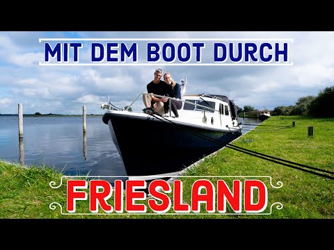 Mit dem Boot durch Friesland