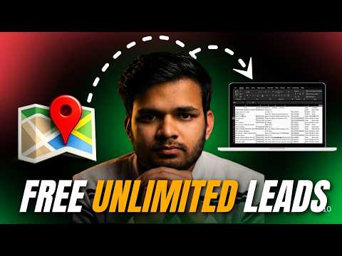 How To Scrape UNLIMITED Leads Using Google Maps for FREE | How to Get Free UNLIMITED leads