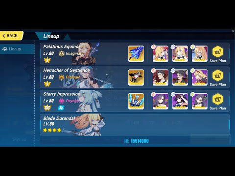 HI3 SEA - Nirvana Herrscher Of Dominance D465 - 835 pts - PE(S1+S3 Lead Skill) HOS(S0) Griseo(SSS)