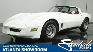 Video Thumbnail for 1981 Chevrolet Corvette Coupe