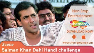 Salman Khan Dahi Handi challenge by Rani Mukerji -
