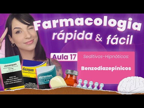 Benzodiazepínicos | Aula 17 | Farmacologia do SNC rápida e fácil | Flavonoide