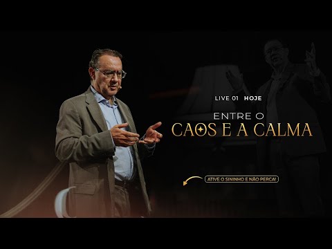LIVE 01 ✨ Entre o Caos e a Calma – Augusto Cury revela o antídoto da era moderna ✨ | Augusto Cury