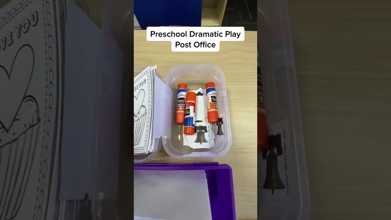 We love changing up our dramatic play center! #postoffice #dramaticplay #lakeshorelearning #mail #v