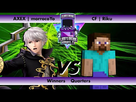 Flynn's Arcade 082 Winners Quarters - AXEX | morrocoYo (Robin) vs CF | Riku (Steve) SSBU Tournament