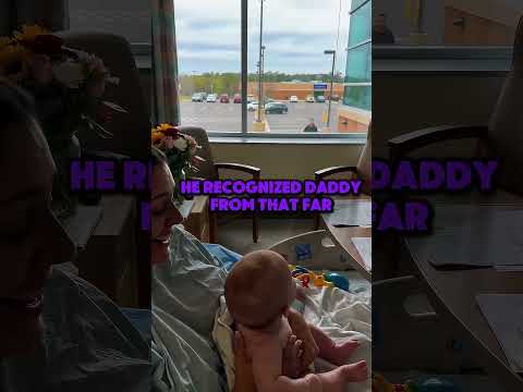 Baby Recognized Baba From That Far 🥹 #baby #cutebaby #emotional