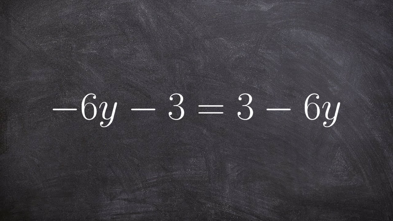 Solving a linear equation when there is no solution