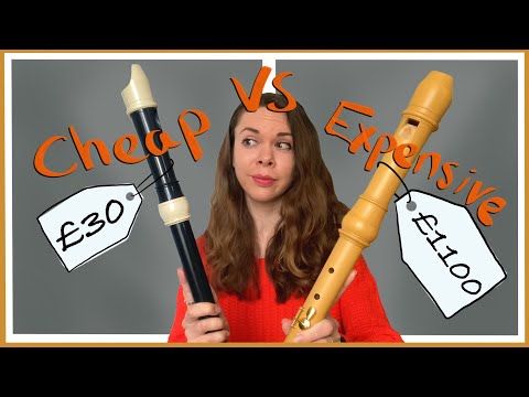 Plastic vs Wood- tenor recorder sound comparison!